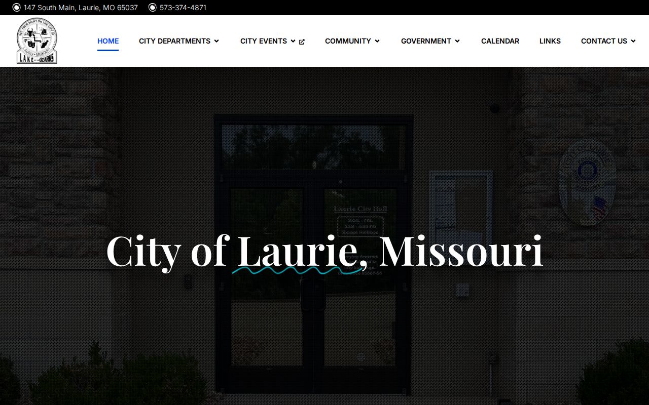 Laurie City Hall records custodian for Morgan County criminal records