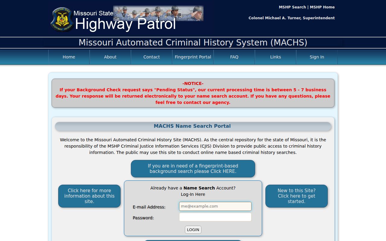 Morgan County criminal history MACHS name search portal