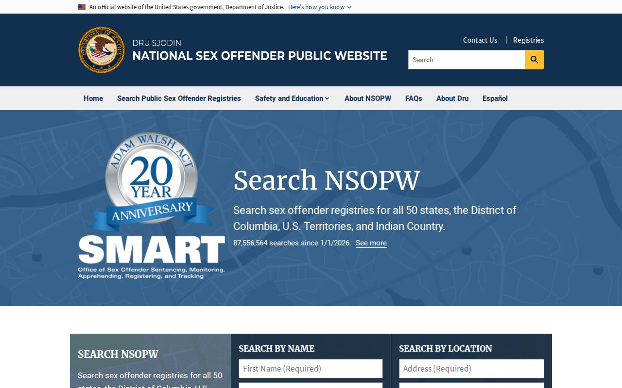 Morgan County sex offender check national NSOPW search